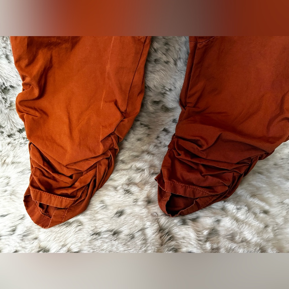 283. Free People Myrrh Terracotta Orange Parachute Boho sz small oversized - Picture 5 of 10